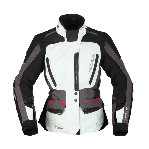 Modeka Viper LT Lady Light Gray/Dark Gray/Black